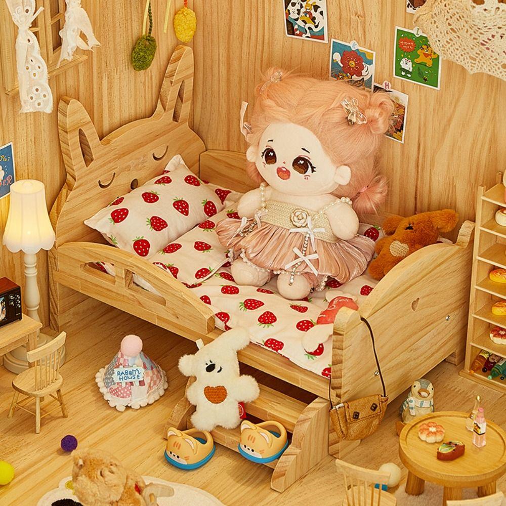 Pig Rabbit Doll Miniature Bed Animal Shape Dollhouse Toy Bed Pet Cottage Wooden Mini Bed BJD Dolls Rabbit small
Pig Rabbit Doll Miniature Bed Animal Shape Dollhouse Toy Bed Pet Cottage Wooden Mini Bed BJD Dolls Rabbit small