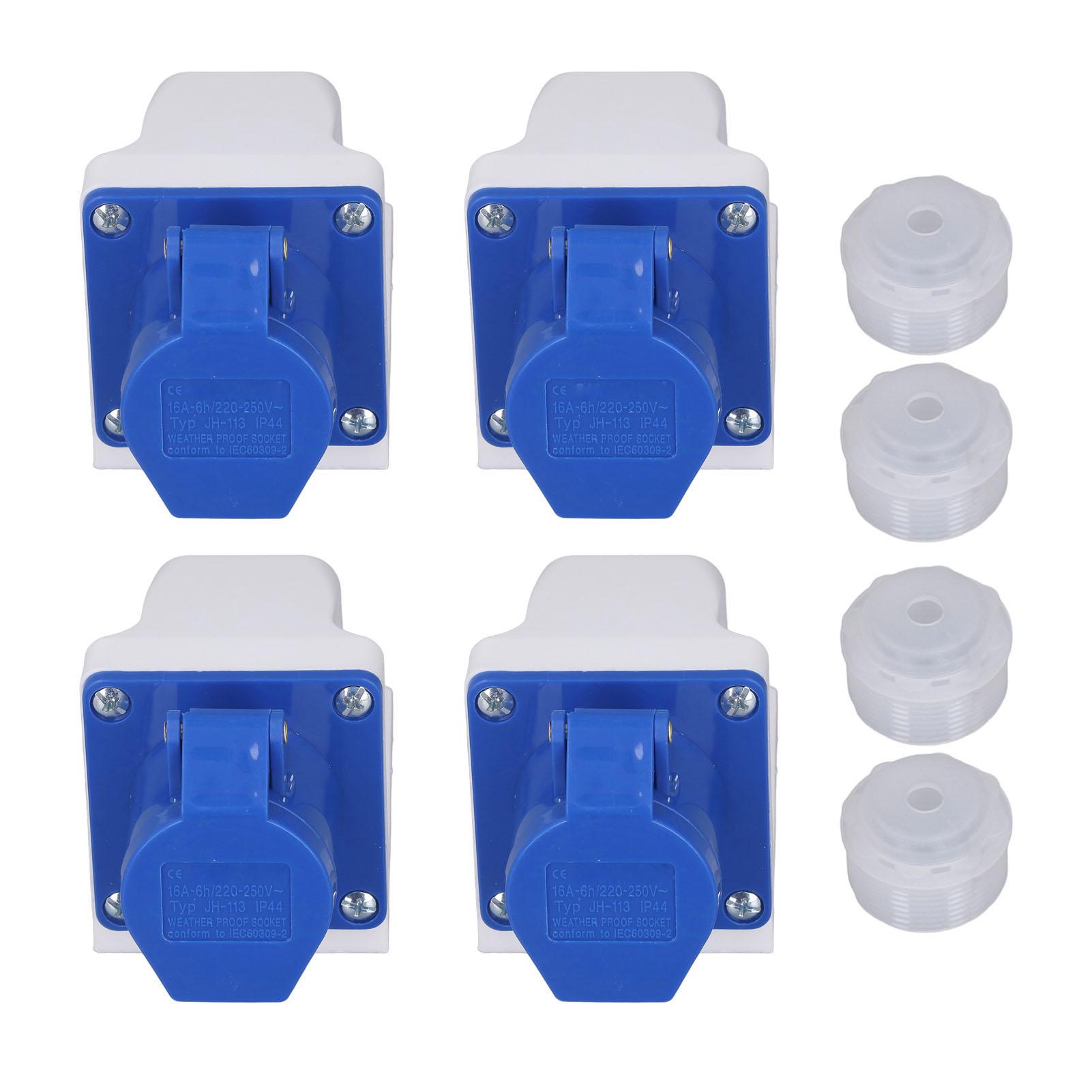 4 Sets Industrial Socket 3 Pin Power Connector Surface Mounting Outlet IP44 Waterproof 220250V 16A
4 Sets Industrial Socket 3 Pin Power Connector Surface Mounting Outlet IP44 Waterproof 220250V 16A