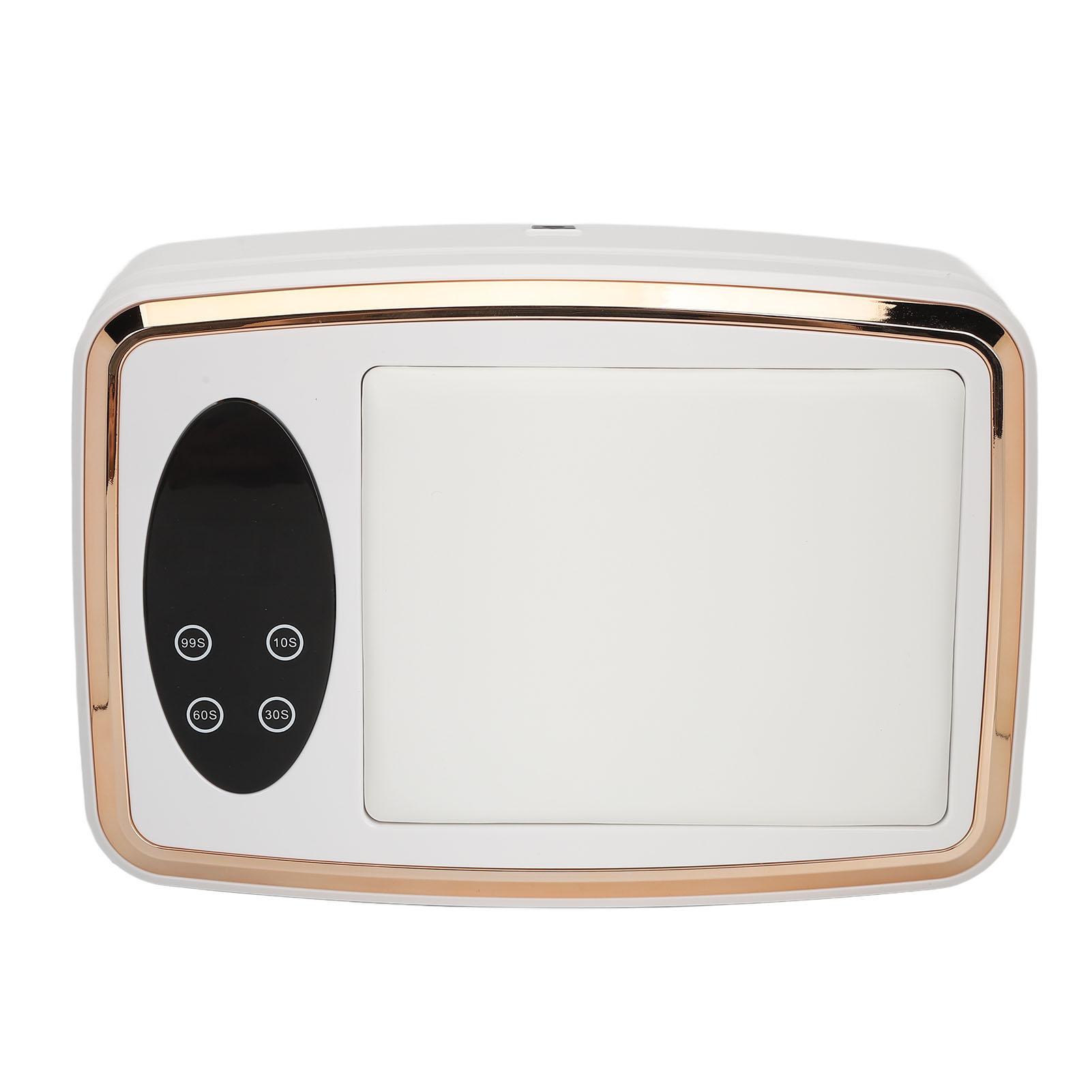 УФ-сушилка для ногтей с подлокотником, быстрая сушка, 90 ламповых чипов, 10S30s60s99s, УФ-светодиодная лампа для ногтей с гелем для дома US PLUG
УФ-сушилка для ногтей с подлокотником, быстрая сушка, 90 ламповых чипов, 10S30s60s99s, УФ-светодиодная лампа для ногтей с гелем для дома US PLUG