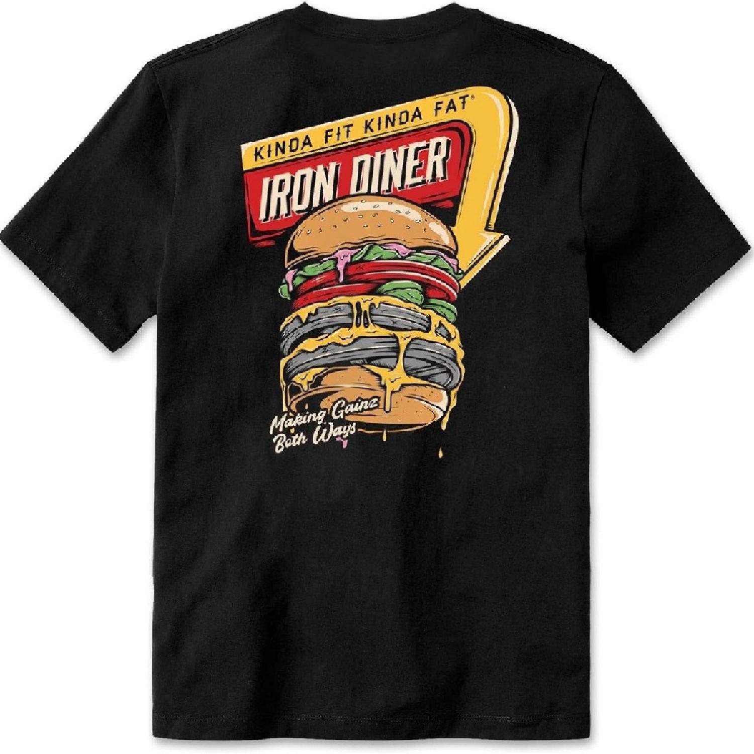Kinda Fit Kinda Fat Iron Diner Burger Funny Workout Graphic T-Shirt XXXXXL чёрный
Kinda Fit Kinda Fat Iron Diner Burger Funny Workout Graphic T-Shirt XXXXXL чёрный