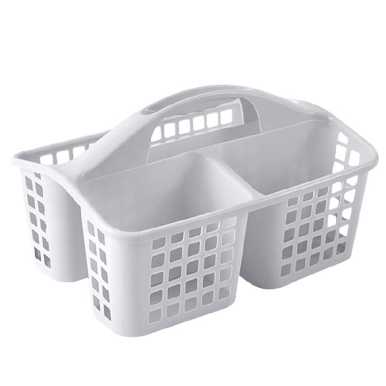 Space Saving Bath Holder with Handle Practical Shower Organization Basket with 3 Sections for Shampoo Soap Towels сірий колір
Space Saving Bath Holder with Handle Practical Shower Organization Basket with 3 Sections for Shampoo Soap Towels сірий колір