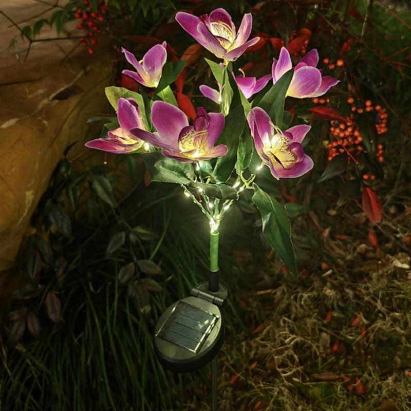Solar Orchid Flower Garden Stake Lights LED Waterproof Outdoor Decorative Light for Patio Yard Pathway Courtyard Ornament фіолетовий
Solar Orchid Flower Garden Stake Lights LED Waterproof Outdoor Decorative Light for Patio Yard Pathway Courtyard Ornament фіолетовий