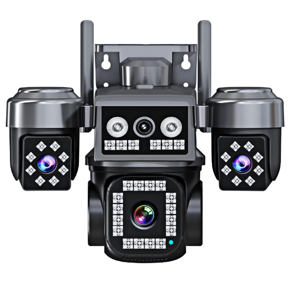 Cross-Border PTZ Tracking Camera with Four-Lens, Four-Screen Monitoring, and Mobile App Connectivity
Cross-Border PTZ Tracking Camera with Four-Lens, Four-Screen Monitoring, and Mobile App Connectivity