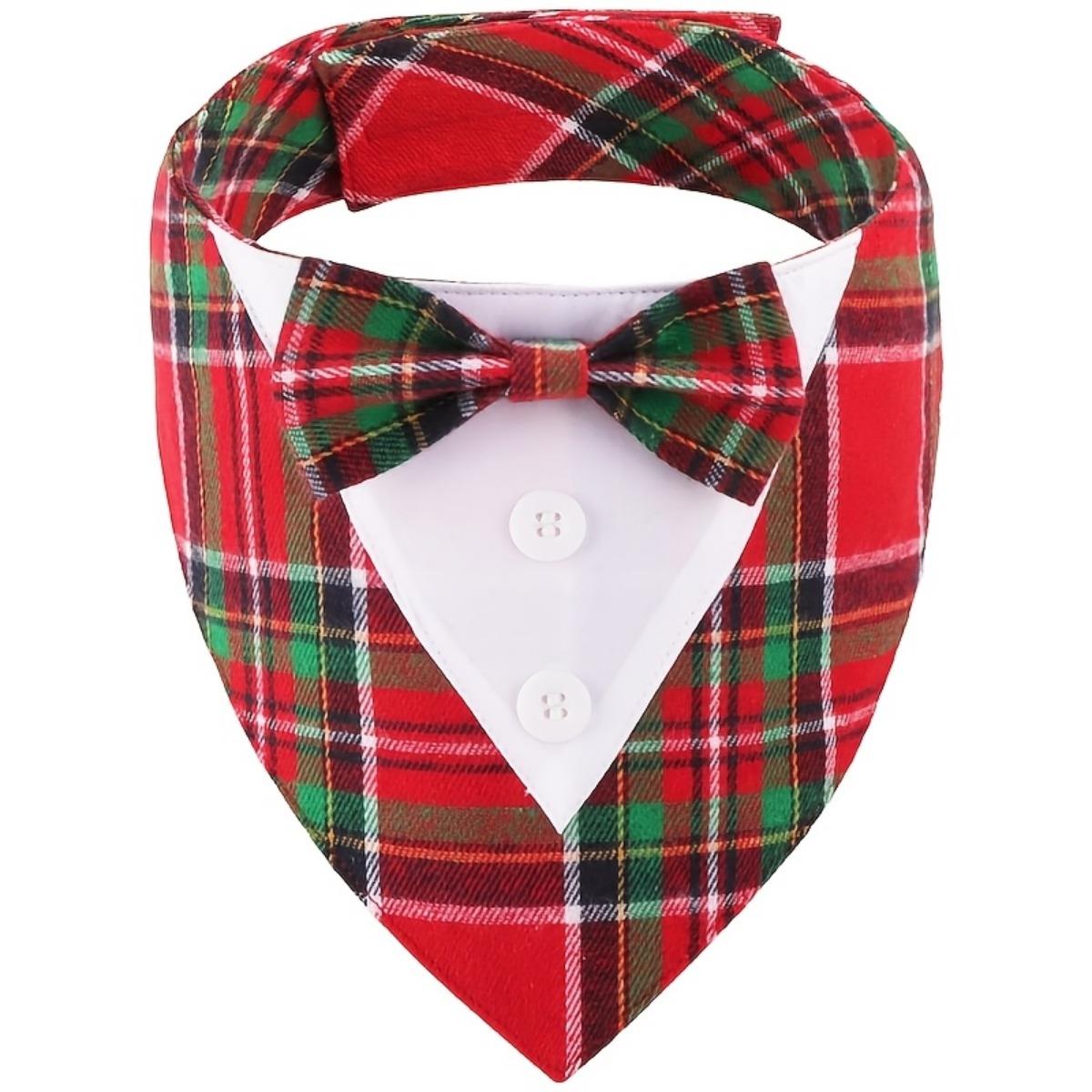 Christmas Plaid Bow Pet Scarf Collar, Decorative Accessory for Weddings & Pet Outfits XS червоний
Christmas Plaid Bow Pet Scarf Collar, Decorative Accessory for Weddings & Pet Outfits XS червоний