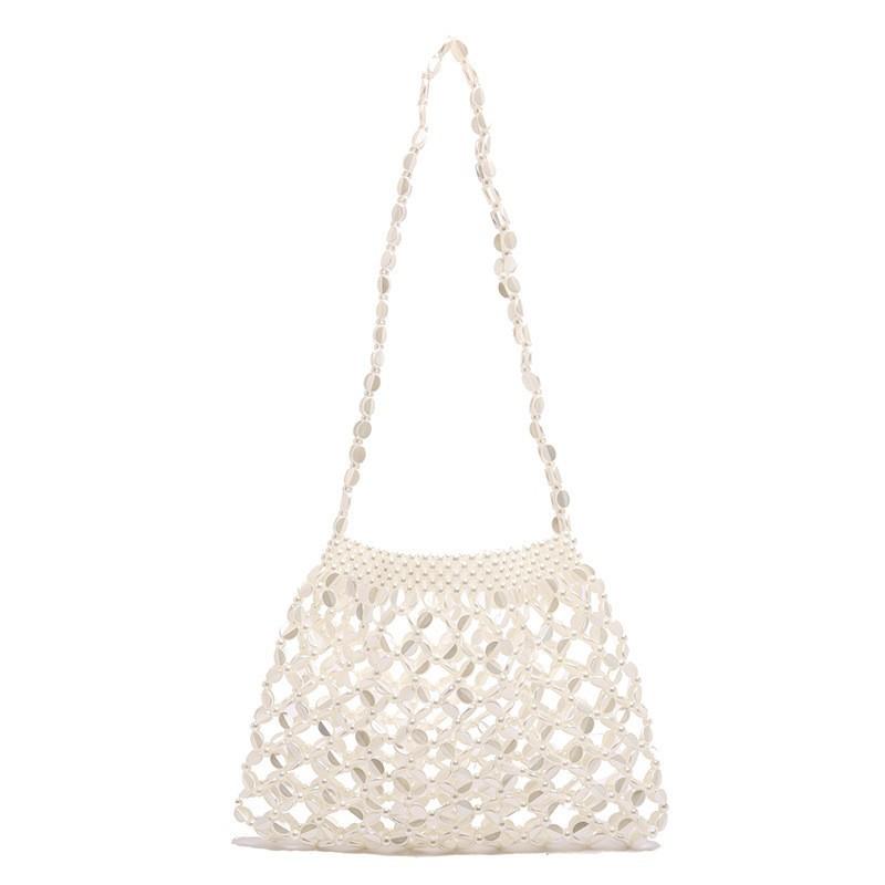 Niche Acrylic Hand-beaded Woven Bag Female Hot Girl Out-of-street Armpit Fishnet All-match Shoulder білий
Niche Acrylic Hand-beaded Woven Bag Female Hot Girl Out-of-street Armpit Fishnet All-match Shoulder білий