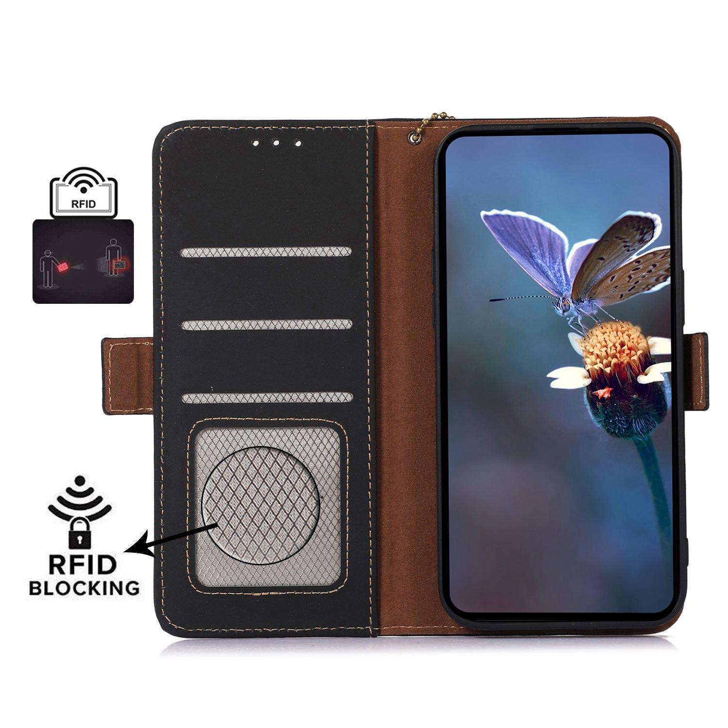 For Xiaomi 14 Pro Case RFID Blocking Wallet Silky Genuine Cow Leather Cover Black 
For Xiaomi 14 Pro Case RFID Blocking Wallet Silky Genuine Cow Leather Cover Black