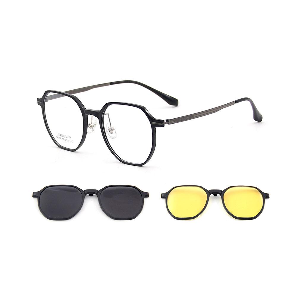 3-in-1 Ultralight TR90 Women s Square Polarized Clip-On Sunglasses & Night Vision Titanium Legs Glasses Frames for Driving
3-in-1 Ultralight TR90 Women s Square Polarized Clip-On Sunglasses & Night Vision Titanium Legs Glasses Frames for Driving