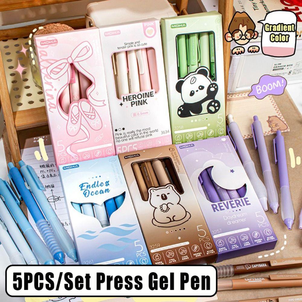 5PCS/Set Soft Grip Pocket Pen Press Type Neutral Pen High Quality Office Signature Pen Students 02
5PCS/Set Soft Grip Pocket Pen Press Type Neutral Pen High Quality Office Signature Pen Students 02