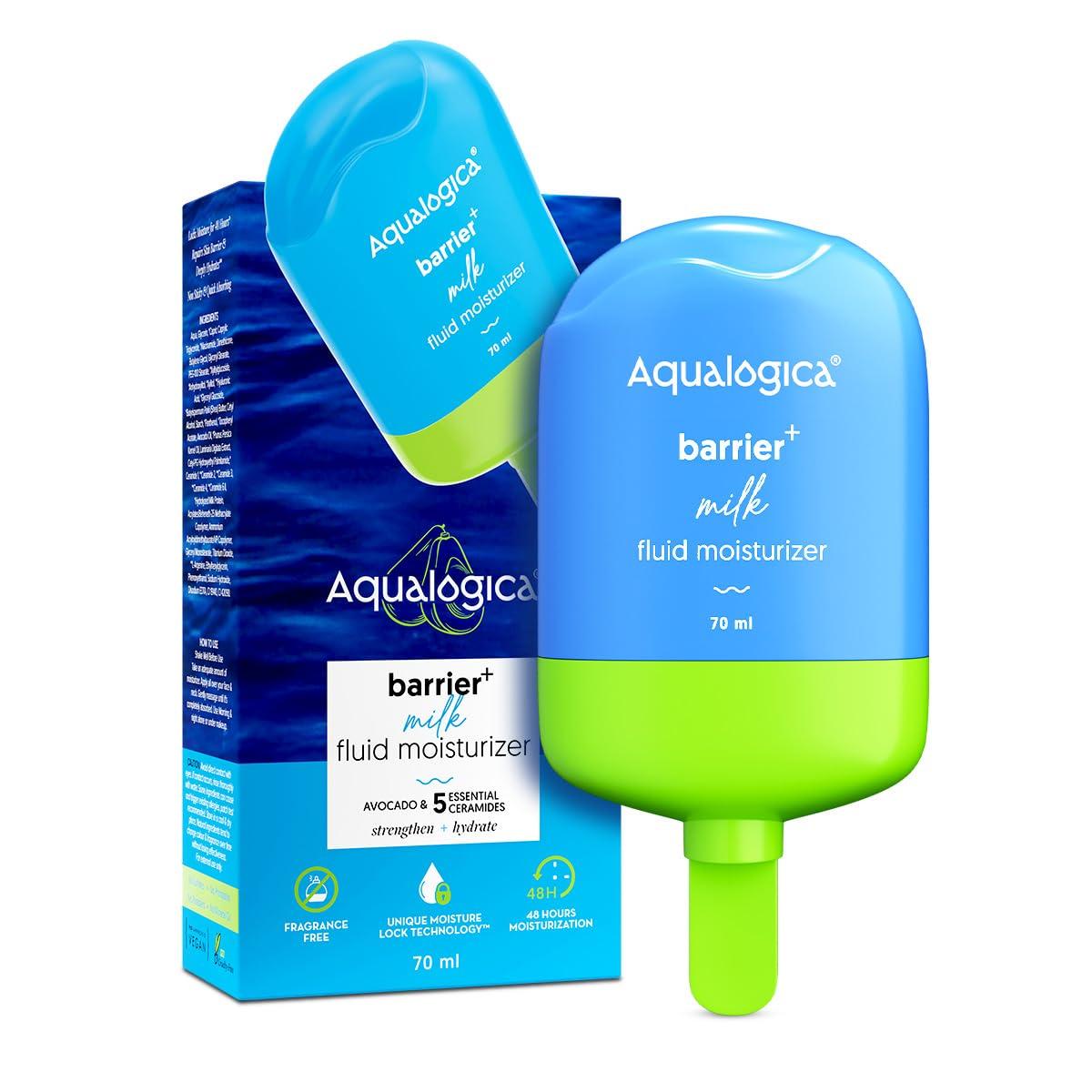 Aqualogica 5 Barrier+ Milk Fluid Moisturizer 70 Ml Pack of 1 Lightweight Hydrating Repairing Skin Barrier
Aqualogica 5 Barrier+ Milk Fluid Moisturizer 70 Ml Pack of 1 Lightweight Hydrating Repairing Skin Barrier