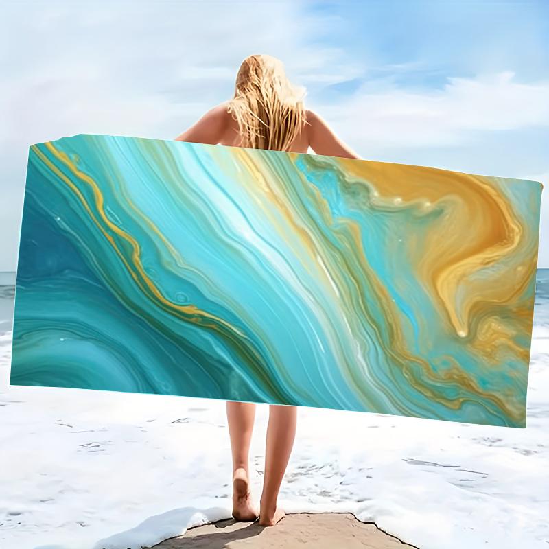 Microfiber Beach Towel Marble Pattern Bath Towel Thin Absorbent Extra Large Towel for Beach Swimming Camping Yoga Bath Sports W30*H60(CM)
Microfiber Beach Towel Marble Pattern Bath Towel Thin Absorbent Extra Large Towel for Beach Swimming Camping Yoga Bath Sports W30*H60(CM)