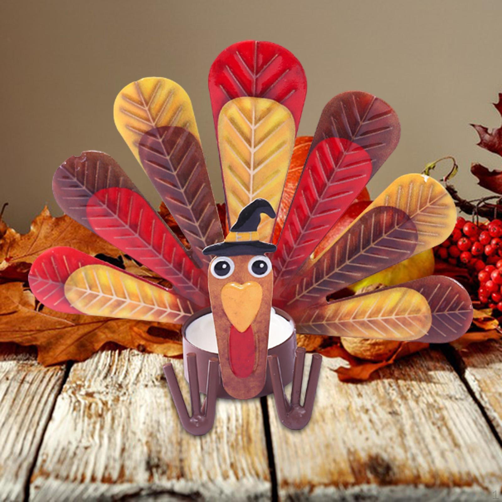 Элегантная подставка для свечей в виде индейки на День благодарения Sitting turkey
Элегантная подставка для свечей в виде индейки на День благодарения Sitting turkey