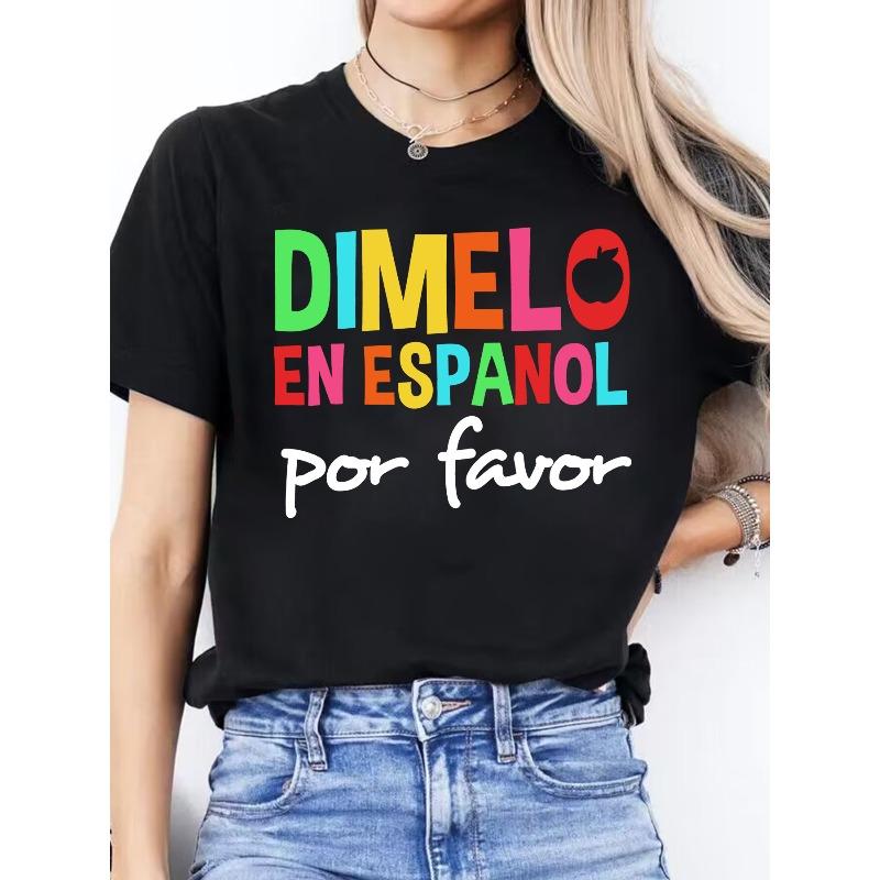 Women S Round Neck Short Sleeve Sports T-Shirt with Letter Print for Spring And Summer Casual Wear 4XL
Women S Round Neck Short Sleeve Sports T-Shirt with Letter Print for Spring And Summer Casual Wear 4XL