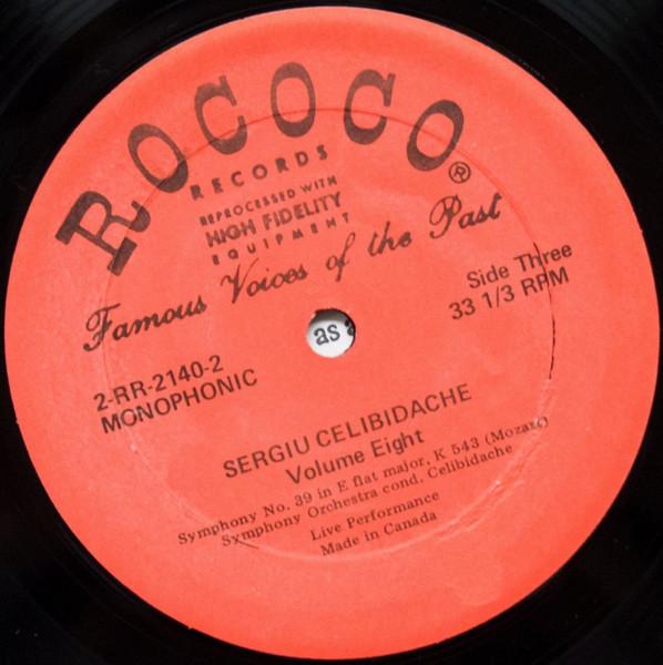 LP Record SERGIU CELIBIDACHE Volume VIII Symphony No. 39 Symp RR2140 ROCOCO Canada Classical Used
LP Record SERGIU CELIBIDACHE Volume VIII Symphony No. 39 Symp RR2140 ROCOCO Canada Classical Used