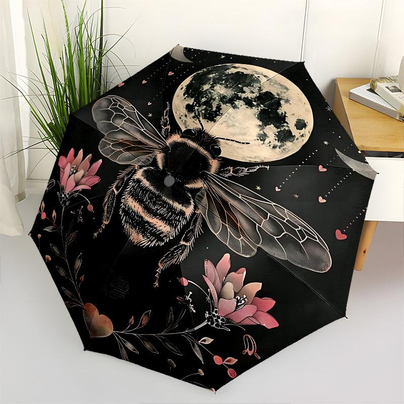 Bee Moon Automatic Folding umbrella Compact 8 rib Design,Unique Style,Suitable for Everyday Outdoor Use,Perfect Gift for Friends and Fa
Bee Moon Automatic Folding umbrella Compact 8 rib Design,Unique Style,Suitable for Everyday Outdoor Use,Perfect Gift for Friends and Fa