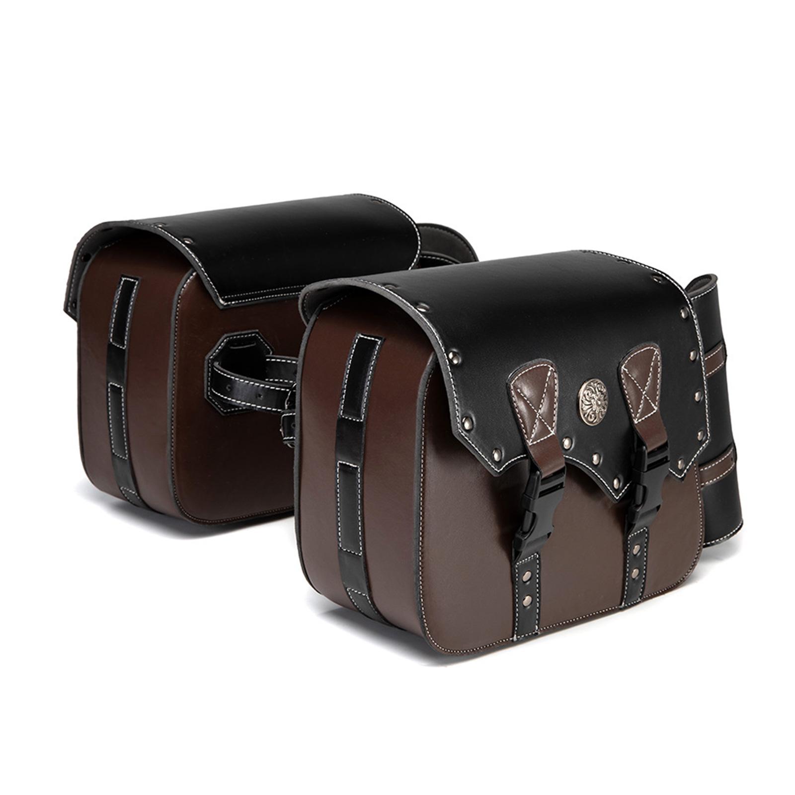 Classical Motorcycle Saddlebags with Adjustable Straps PU Leather Construction Bag for Secure Storage for Bike 1
Classical Motorcycle Saddlebags with Adjustable Straps PU Leather Construction Bag for Secure Storage for Bike 1