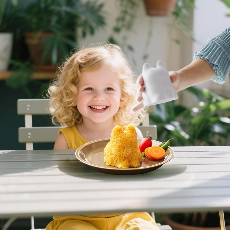 Rice Mold Cat Shape Rice Ball Maker Mold Food-Grade Mould Kitchen Gadgets Cute Animal Cake Decorating Tools For Babies Kids Home білий
Rice Mold Cat Shape Rice Ball Maker Mold Food-Grade Mould Kitchen Gadgets Cute Animal Cake Decorating Tools For Babies Kids Home білий