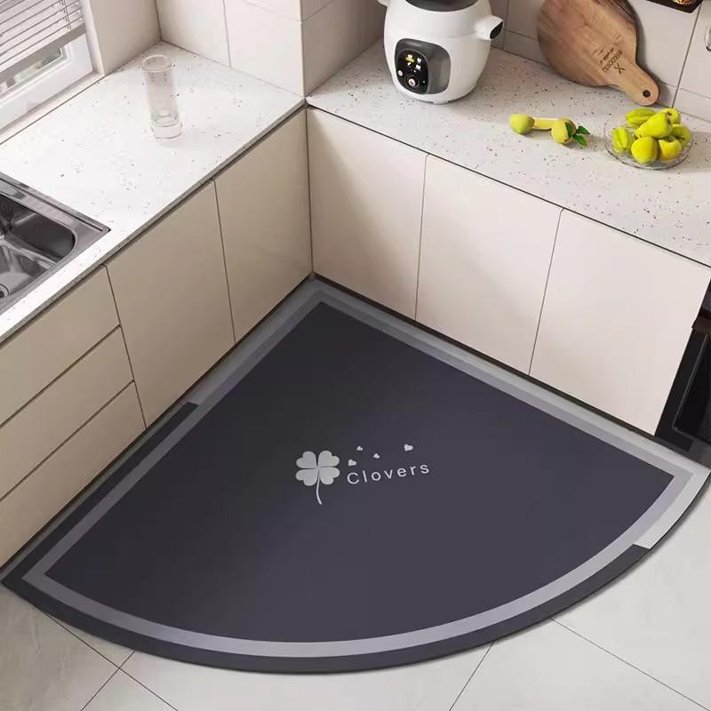 Advanced Diatom Mud Floor Mat Household Water Absorption Quick-drying Foot Mat Dirt-resistant and Easy To Clean Fan-shaped Anti-slip Pad 70 * 70cm
Advanced Diatom Mud Floor Mat Household Water Absorption Quick-drying Foot Mat Dirt-resistant and Easy To Clean Fan-shaped Anti-slip Pad 70 * 70cm