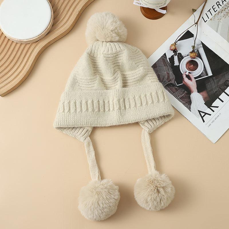 Осенне-зимняя бархатная теплая шапка, милая и симпатичная вязаная шапка с защитой ушей, женская утолщенная ветрозащитная шапка-пуловер ONE SIZE
Осенне-зимняя бархатная теплая шапка, милая и симпатичная вязаная шапка с защитой ушей, женская утолщенная ветрозащитная шапка-пуловер ONE SIZE