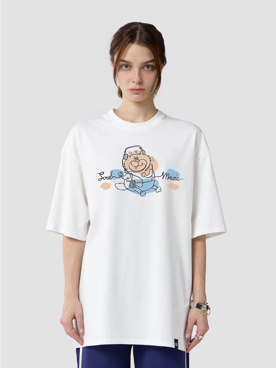 Oversized T-shirt with Soyuzmultfilm print XL
Oversized T-shirt with Soyuzmultfilm print XL