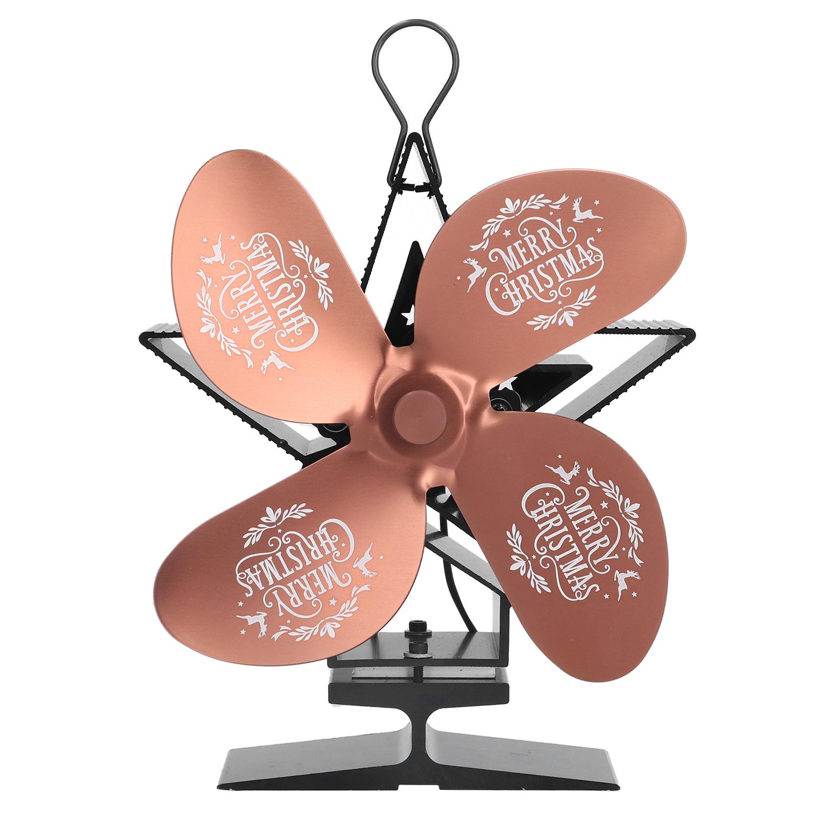 Stove Fans 4 Blades Heat Powered Low Noise High Temperature Resistant Fireplace Fan for Home
Stove Fans 4 Blades Heat Powered Low Noise High Temperature Resistant Fireplace Fan for Home