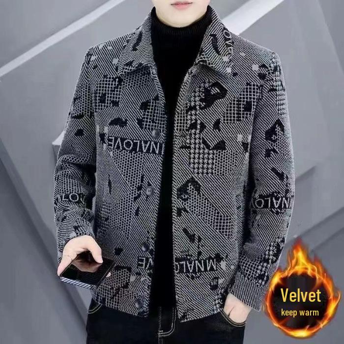 2025 Men s Thickened Woolen Autumn/Winter Casual Jacket Coat M
2025 Men s Thickened Woolen Autumn/Winter Casual Jacket Coat M
