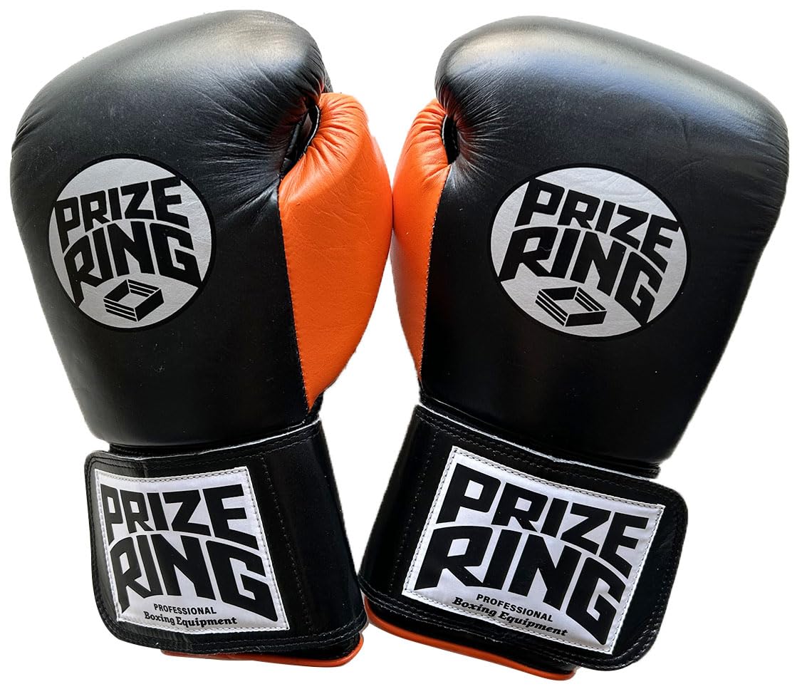 PRIZE RING Boxing Gloves Genuine Leather 14oz Outlet Product Professional 5.0 Black/Orange
PRIZE RING Boxing Gloves Genuine Leather 14oz Outlet Product Professional 5.0 Black/Orange