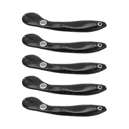 5pcs/set 10cm 6g Soft Lure with 3D Eyes Enlarged Tail Coil Artificial Soft Loach Fishing LureBlack
5pcs/set 10cm 6g Soft Lure with 3D Eyes Enlarged Tail Coil Artificial Soft Loach Fishing LureBlack