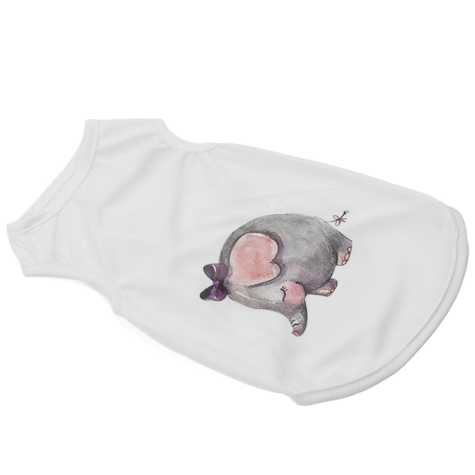 Dog Shirt Comfortable and Breathable Pet Sleeveless Vest for Dogs Puppies Cats Kittens White L
Dog Shirt Comfortable and Breathable Pet Sleeveless Vest for Dogs Puppies Cats Kittens White L