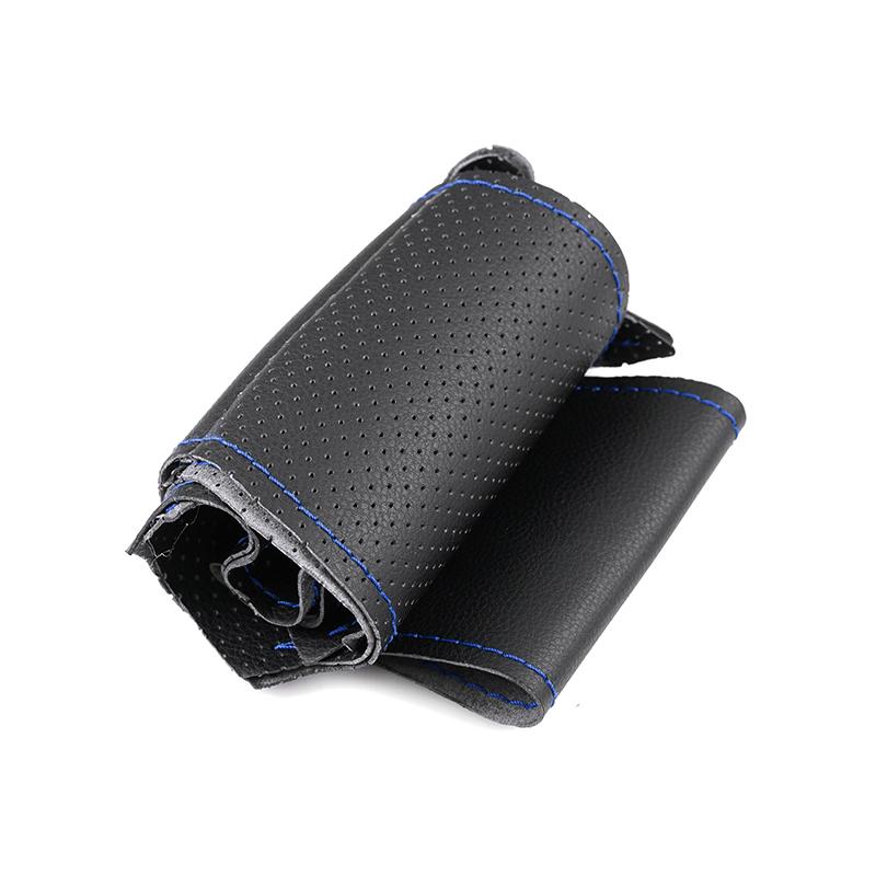Car Accessories Interior Hand Sewing Steering Wheel Leather Cover For Honda Fit Jazz City 2009-2013 ight 2010 2011 2012 -2014 Blue Thread
Car Accessories Interior Hand Sewing Steering Wheel Leather Cover For Honda Fit Jazz City 2009-2013 ight 2010 2011 2012 -2014 Blue Thread