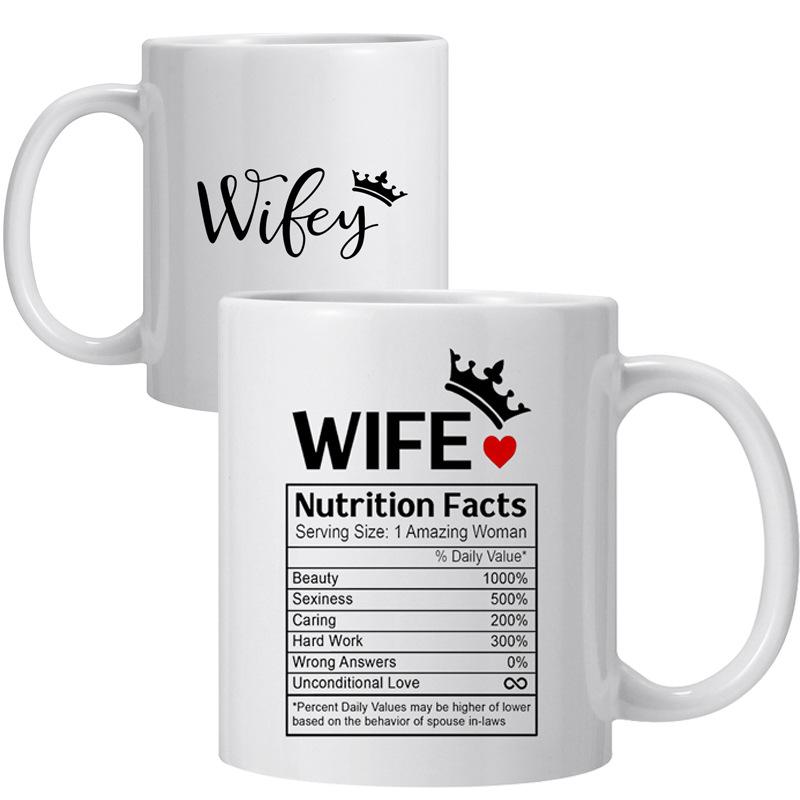 Husband Hubby Wife Valentine S Day Birthday Gift Ceramic Coffee Mark Mug Wedding Anniversary 301-400ml
Husband Hubby Wife Valentine S Day Birthday Gift Ceramic Coffee Mark Mug Wedding Anniversary 301-400ml