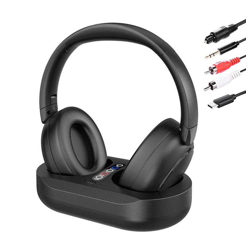Беспроводные наушники Bluetooth + 2.4G для ТВ-передатчика с зарядной базой, оптический, RCA, Aux вход, гарнитура большой емкости чёрный
Беспроводные наушники Bluetooth + 2.4G для ТВ-передатчика с зарядной базой, оптический, RCA, Aux вход, гарнитура большой емкости чёрный