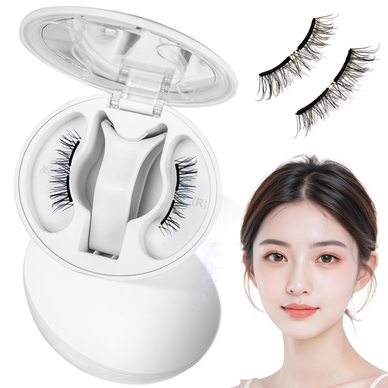 AISIDPIG Magnetic False Eyelashes - One-Piece Design, No Adhesive or Eyeliner Needed, Ultra-Lightweight 3D Magnetic False Eyelashes, Popular, Soft
AISIDPIG Magnetic False Eyelashes - One-Piece Design, No Adhesive or Eyeliner Needed, Ultra-Lightweight 3D Magnetic False Eyelashes, Popular, Soft