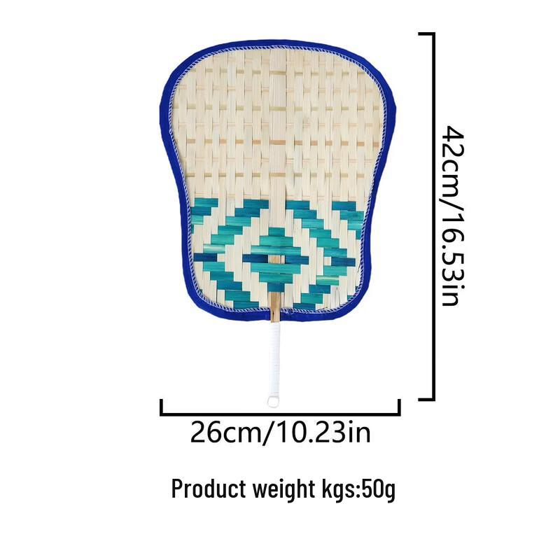 Hand-Woven Bamboo Palm Leaf Cooling Fans
Hand-Woven Bamboo Palm Leaf Cooling Fans