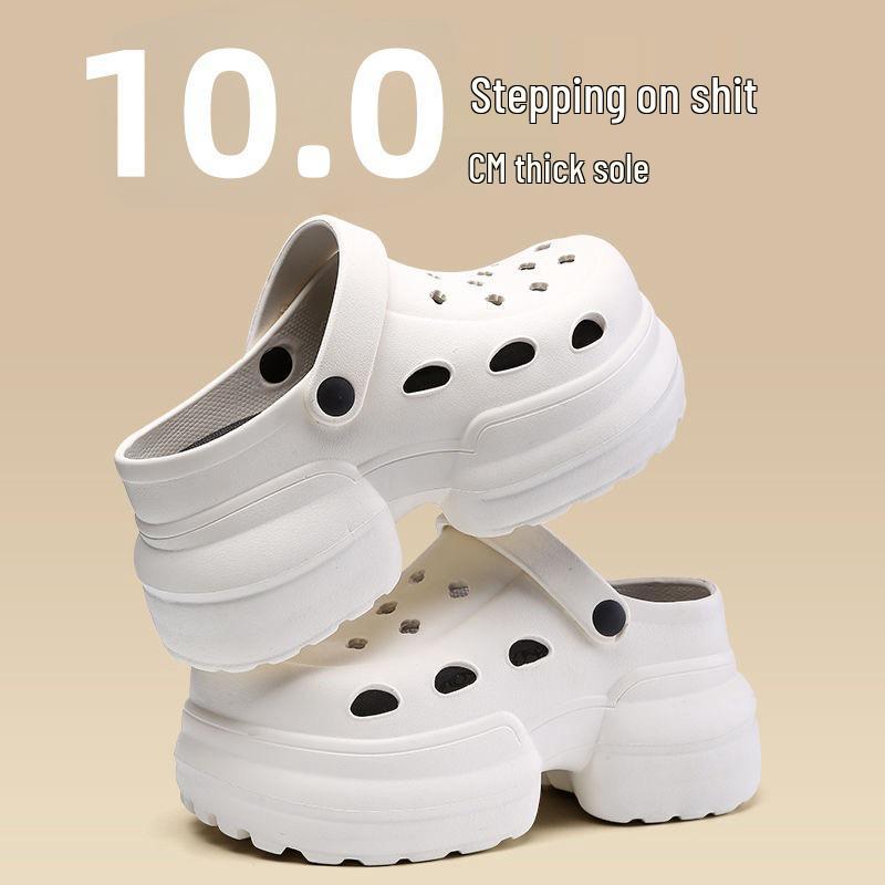 Жіночі пляжні клоги з супертовстою підошвою, що додає 10 см зросту - Літо 2025, вуличні капці із закритим носком 40-41
Жіночі пляжні клоги з супертовстою підошвою, що додає 10 см зросту - Літо 2025, вуличні капці із закритим носком 40-41