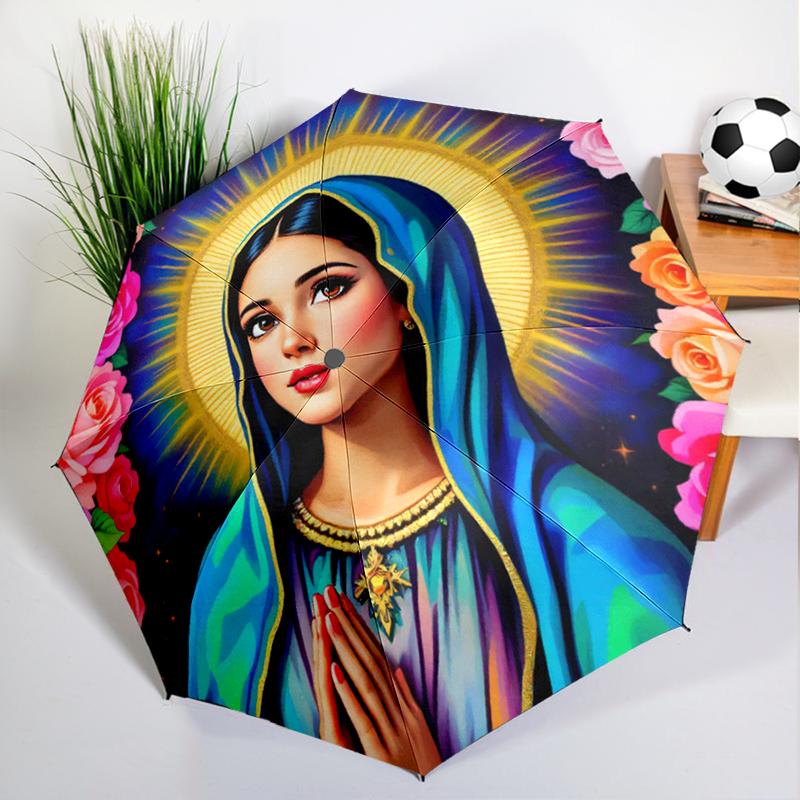 Retro Virgin Mary Umbrella Automatic Open/close, Sturdy Iron Frame & 8-Rib Struct, Umbrella for Women & Men, Christmas Gift
Retro Virgin Mary Umbrella Automatic Open/close, Sturdy Iron Frame & 8-Rib Struct, Umbrella for Women & Men, Christmas Gift