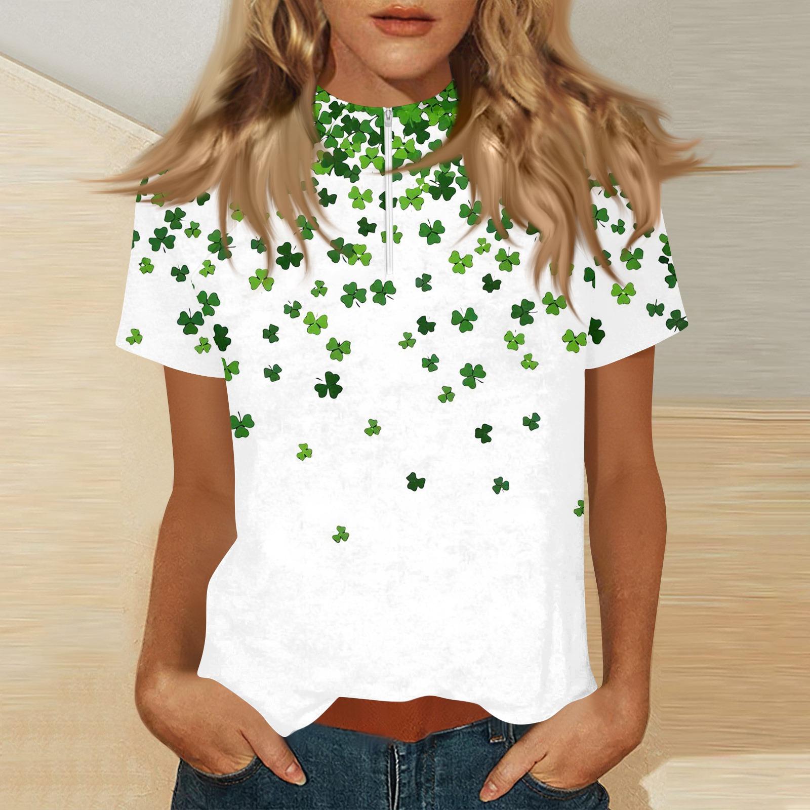Жіночий топ з високим коміром, коротким рукавом та застібкою-блискавкою XL білий
Жіночий топ з високим коміром, коротким рукавом та застібкою-блискавкою XL білий