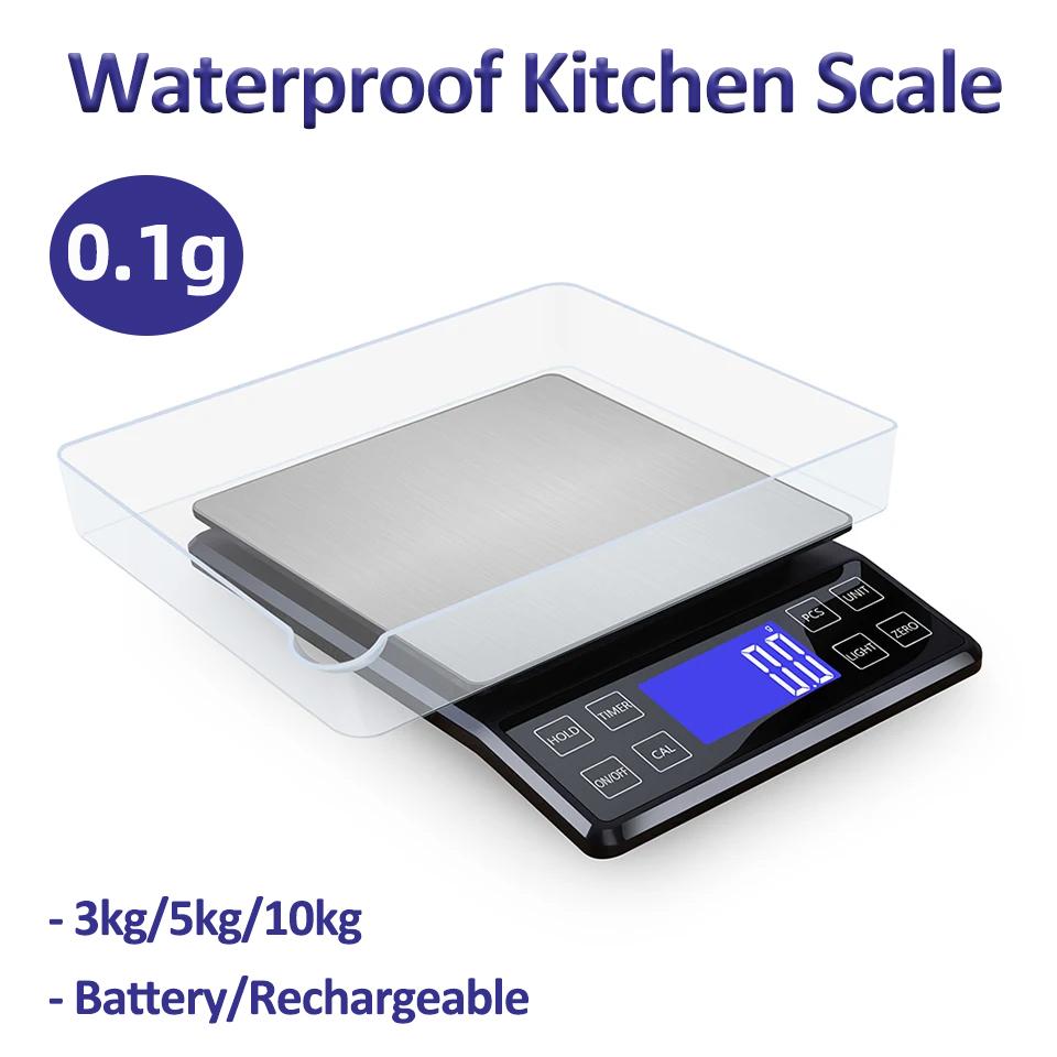 Digital Kitchen Scale 0.1g High Precision 3kg/5kg/10kg Home Waterproof Stainless Steel Electronic Balance Food Weighing Scale
Digital Kitchen Scale 0.1g High Precision 3kg/5kg/10kg Home Waterproof Stainless Steel Electronic Balance Food Weighing Scale