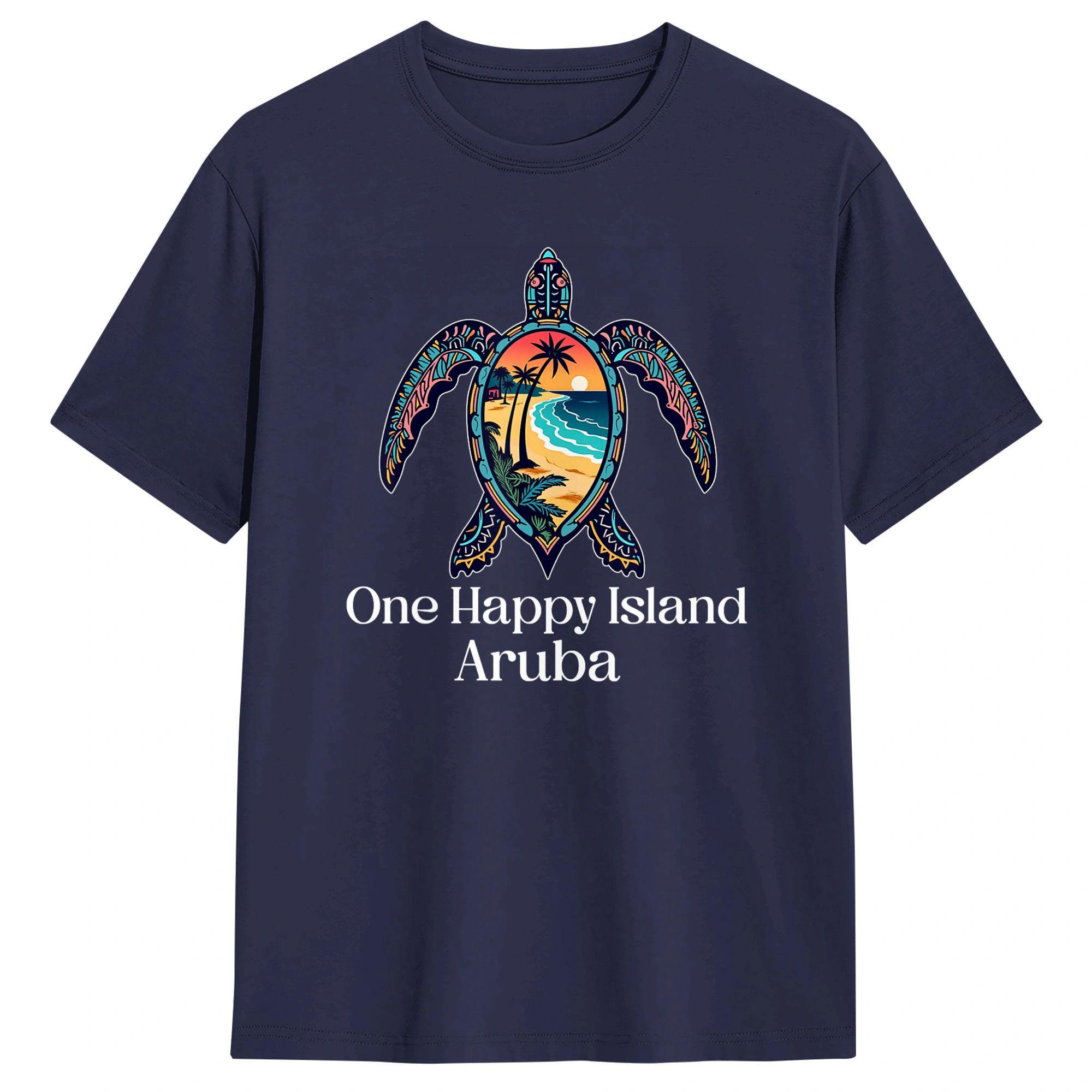 Aruba One Happy Island Souvenir TShirts Cotton Top Tees Summer YK Funny Short Sleeves T Shirt ONeck Trending Print Tshirt 4XL
Aruba One Happy Island Souvenir TShirts Cotton Top Tees Summer YK Funny Short Sleeves T Shirt ONeck Trending Print Tshirt 4XL