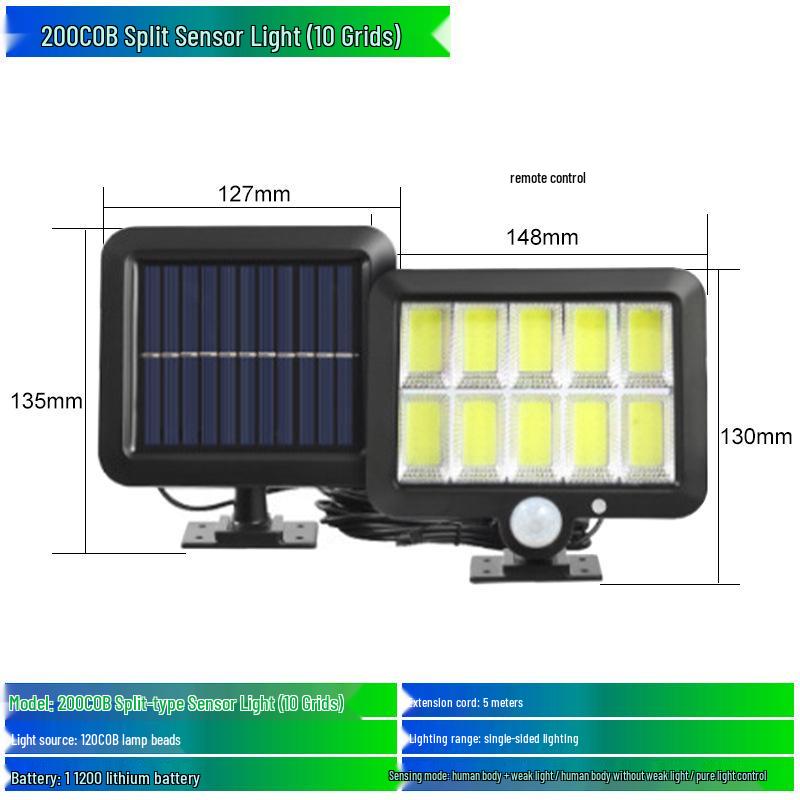 Солнечный свет стены: Уличная сплит-индукция с дистанционным управлением для садовых и вилловых улиц
Солнечный свет стены: Уличная сплит-индукция с дистанционным управлением для садовых и вилловых улиц
