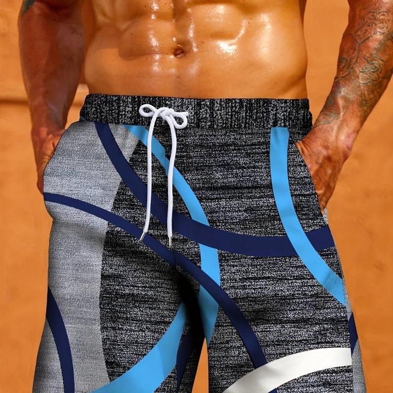 Men s Quick-Dry Beach Shorts, Artistic Geometric 3D Print, Casual Drawstring Waistband S
Men s Quick-Dry Beach Shorts, Artistic Geometric 3D Print, Casual Drawstring Waistband S