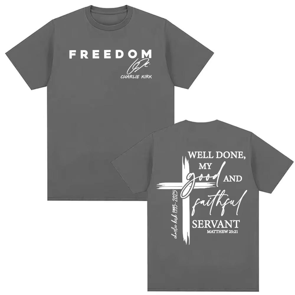 Bring Back The Charlie Kirk Free Tshirt for Men and Women A Classic and Popular 2026 Spring summer new Pure Cotton Tshirt 4XL
Bring Back The Charlie Kirk Free Tshirt for Men and Women A Classic and Popular 2026 Spring summer new Pure Cotton Tshirt 4XL
