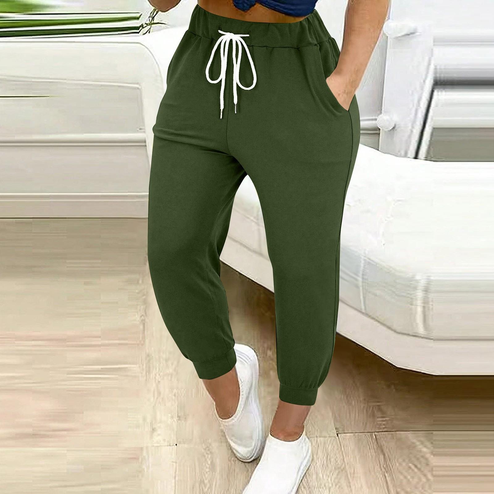 Женские однотонные свободные утягивающие брюки для бега и фитнеса с высокой талией, на шнуровке, с маленьким карманом для ноги XXXXXL армия зеленый
Женские однотонные свободные утягивающие брюки для бега и фитнеса с высокой талией, на шнуровке, с маленьким карманом для ноги XXXXXL армия зеленый