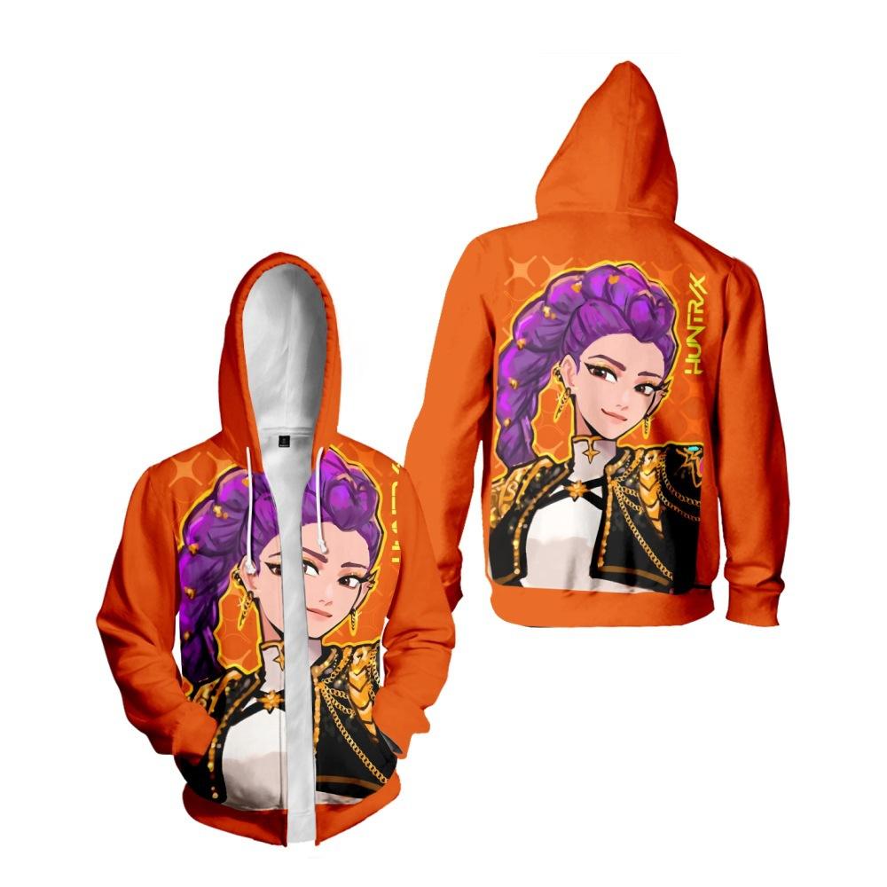 20 Colors New Fashion 3D Print KPop Demon Hunters Zipper Hoodies Zip Up Hooded Sweatshirts Harajuku Hoodies Hip Hop Sweatshirts XXS коричневий
20 Colors New Fashion 3D Print KPop Demon Hunters Zipper Hoodies Zip Up Hooded Sweatshirts Harajuku Hoodies Hip Hop Sweatshirts XXS коричневий
