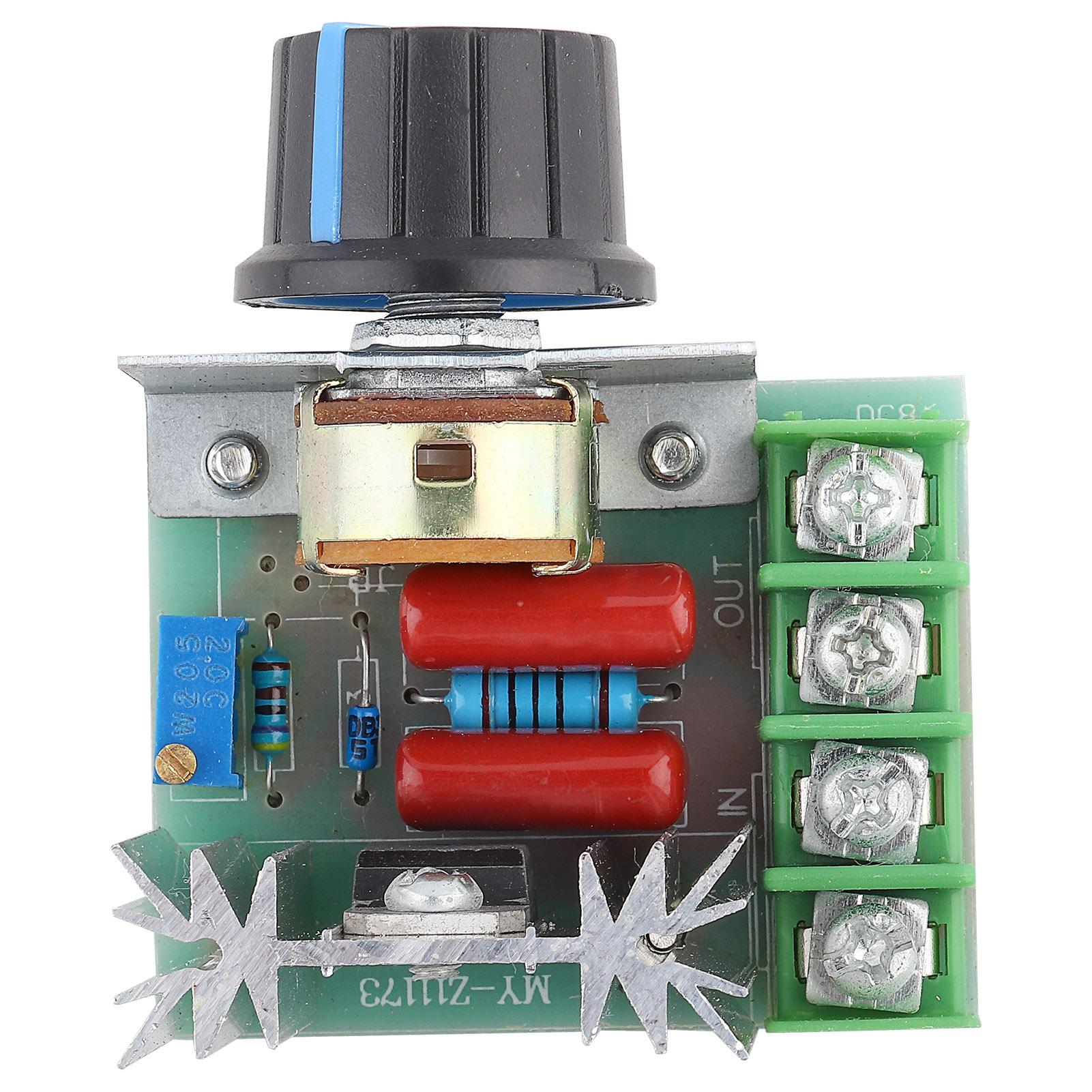 AC 220V 2000W Thyristor Motor Speed Control Adjustable Power Controller for Temperature
AC 220V 2000W Thyristor Motor Speed Control Adjustable Power Controller for Temperature