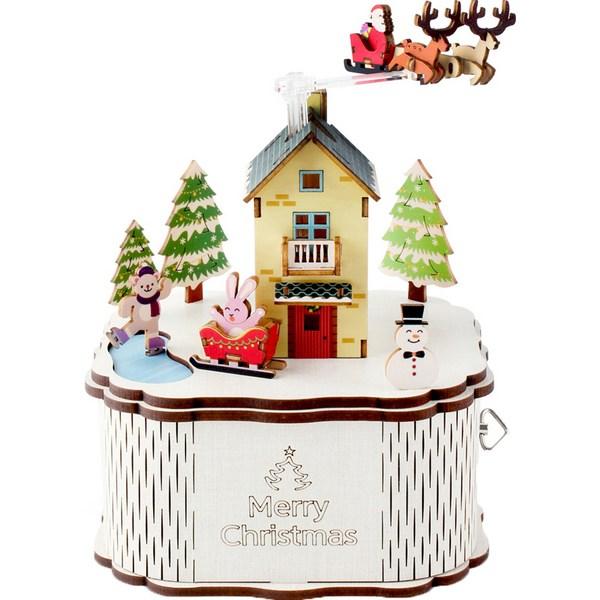 DIY Rotate Wood Orgol Merry Christmas Town 3D Трехмерная головоломка Корея 3d головоломка
DIY Rotate Wood Orgol Merry Christmas Town 3D Трехмерная головоломка Корея 3d головоломка
