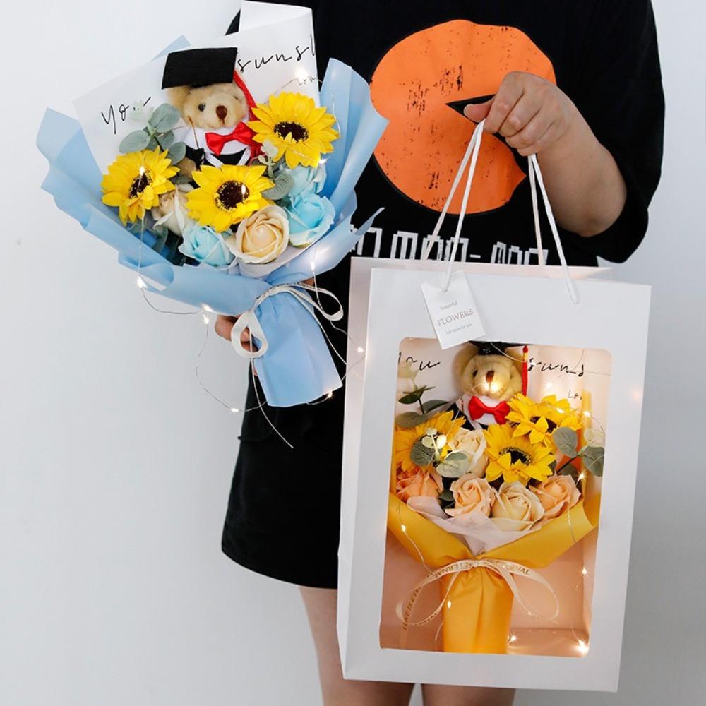 Sunflower Plush Bear Bouquet Bear Animal Plush Toy Bear Best Wish Graduation Bouquet Teacher s Day помаранчевий
Sunflower Plush Bear Bouquet Bear Animal Plush Toy Bear Best Wish Graduation Bouquet Teacher s Day помаранчевий