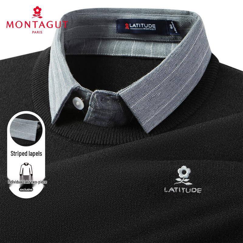 Мужской вязаный свитер MONTAGUT с вышивкой, полосатый лацкан, имитация двух частей 2XL
Мужской вязаный свитер MONTAGUT с вышивкой, полосатый лацкан, имитация двух частей 2XL