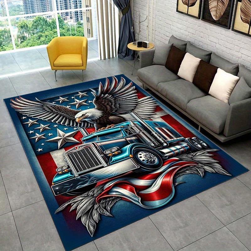 American Flag Eagle Rug for Patriotic Homes | 3D Truck Design Carpet | USA Themed Living Room Decor Skid resistant carpet 50x80cm
American Flag Eagle Rug for Patriotic Homes | 3D Truck Design Carpet | USA Themed Living Room Decor Skid resistant carpet 50x80cm