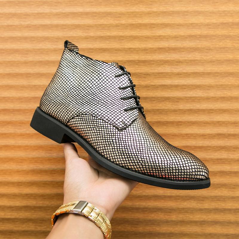 Мужские кожаные ботинки большого размера осень и зима новые остроносые кожаные ботинки модные мужские высокие кожаные ботинки тренд ботинки Мартин мужские 46 золотой
Мужские кожаные ботинки большого размера осень и зима новые остроносые кожаные ботинки модные мужские высокие кожаные ботинки тренд ботинки Мартин мужские 46 золотой