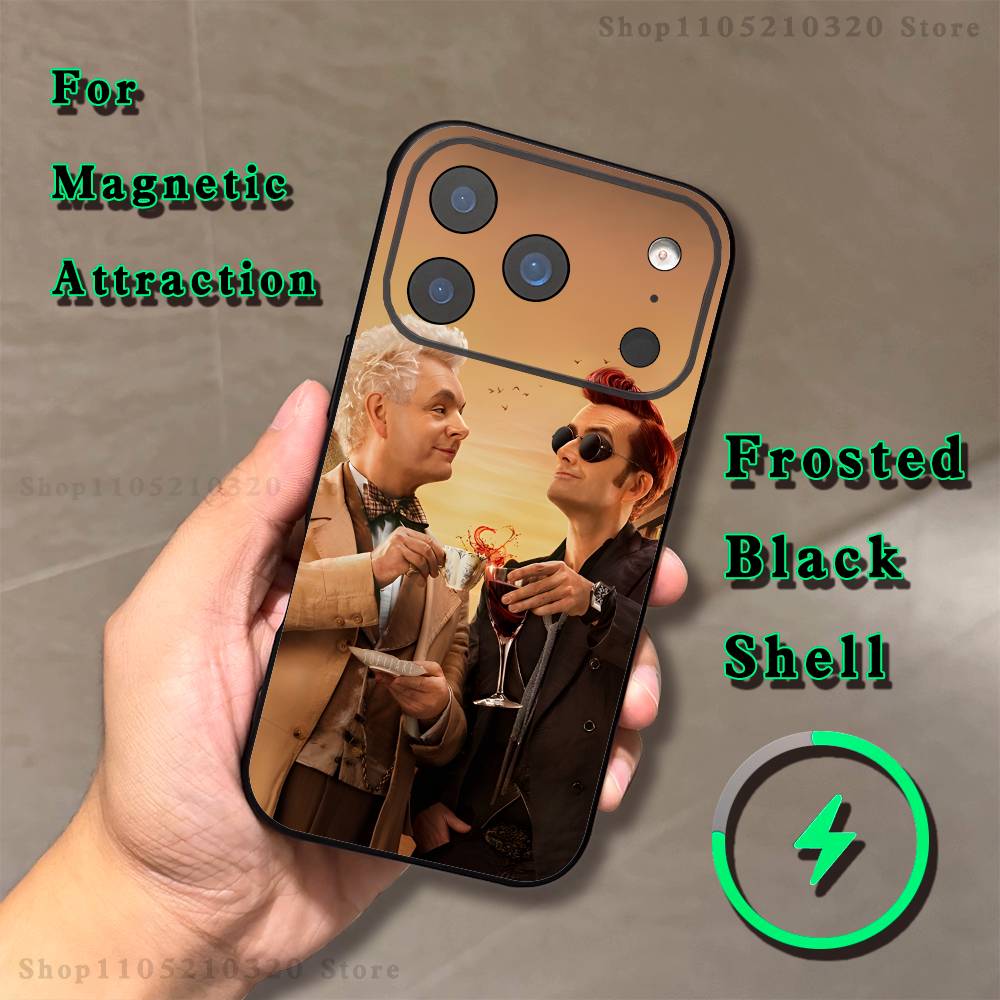 G-Good O-Omens TV Phone Case For iPhone 17,16,15,14,13,12,11,Pro,Max,Plus,Mini,SE4,E Magnetic Magsafe Wireless Charging iPhone14ProMax
G-Good O-Omens TV Phone Case For iPhone 17,16,15,14,13,12,11,Pro,Max,Plus,Mini,SE4,E Magnetic Magsafe Wireless Charging iPhone14ProMax